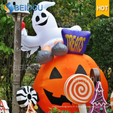 Décorations gonflables de Halloween Giant Inflatable Pumpkin